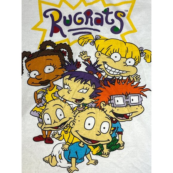 Nickelodeon Rugrats Graphic T-Shirt XL Juniors Tee Angelica Tommy Susie - Picture 2 of 8